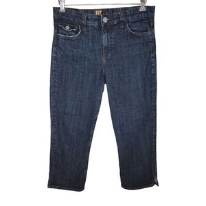Kut from the Kloth cropped straight leg denim jeans size 10